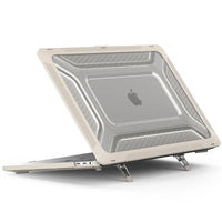 HKM-497619 Foldable Hard Shell Case with Stand for Apple MacBook Pro 16-Inch (2021, A2485, M1 Pro / M1 Max)