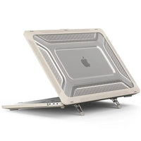 HKM-497619 Foldable Hard Shell Case with Stand for Apple MacBook Pro 16-Inch (2021, A2485, M1 Pro / M1 Max)