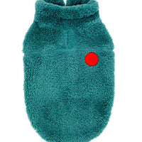 HKM-4976573 Lapel Flannelette Cotton Suit for Small and Medium Dogs in Green Khaki
