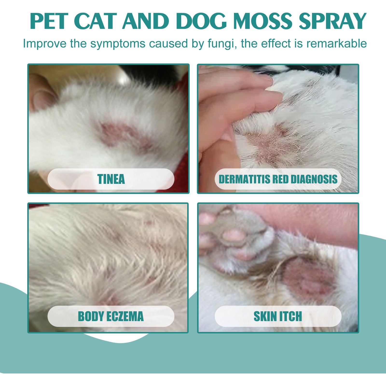 HKM-4977853 Pet Skin Relief Spray for Cats and Dogs - Anti-Itching and Mite Removal, 30ml