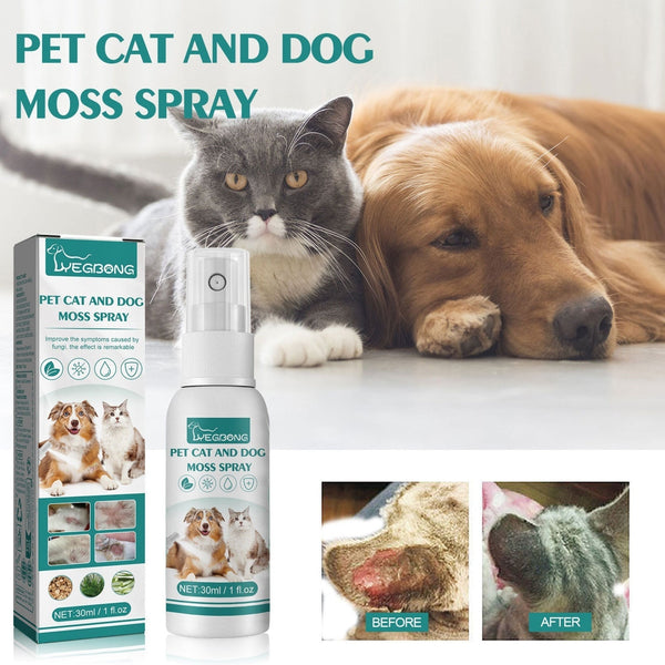 HKM-4977853 Pet Skin Relief Spray for Cats and Dogs - Anti-Itching and Mite Removal, 30ml