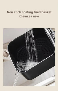 HKM-497811 10L Multi-Functional Oil-Free Air Fryer with Digital Controls for Quick Cooking of Pizza and More