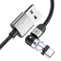 HKM-497939 3-in-1 Magnetic Data Cable Compatible with iPhone, Android & Type-C – 1m & 2m Lengths Available