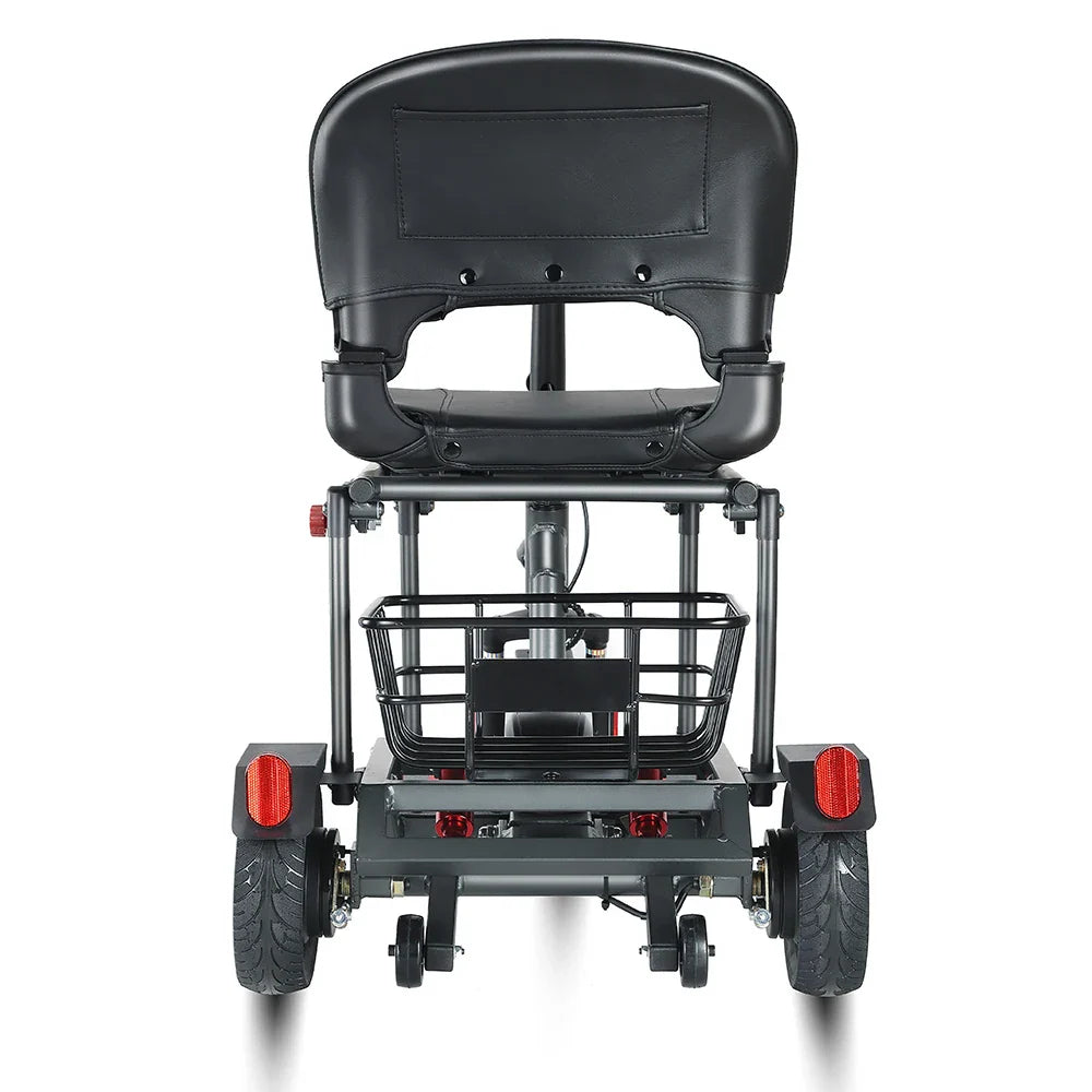 HKM-497939 Lightweight Folding 3-Wheel Electric Mobility Scooter, 20KM Range, 10KM/H Max Speed, Waterproof, Aluminum Alloy