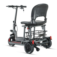 HKM-497939 Lightweight Folding 3-Wheel Electric Mobility Scooter, 20KM Range, 10KM/H Max Speed, Waterproof, Aluminum Alloy