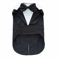 HKM-4980157 Stylish Plain Dog Dress Tuxedo for All Sizes - Comfortable Polyester Material