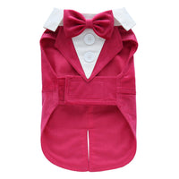 HKM-4980157 Stylish Plain Dog Dress Tuxedo for All Sizes - Comfortable Polyester Material