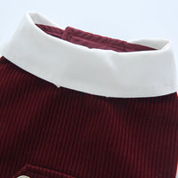 HKM-4980157 Stylish Plain Dog Dress Tuxedo for All Sizes - Comfortable Polyester Material
