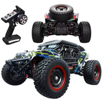 HKM-498067 High-Speed 1/16 Scale 4WD Brushless RC Car with LED Headlights and Remote Control