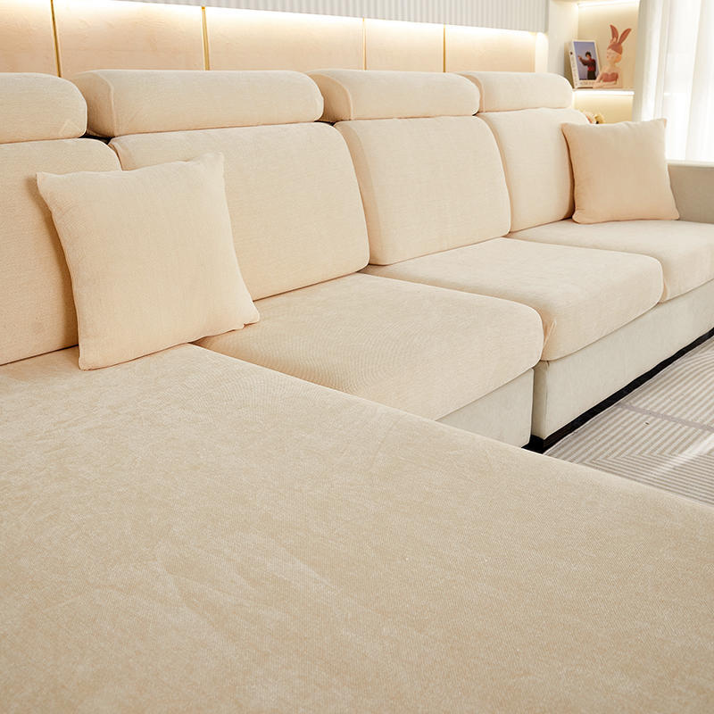 HKM-498131 Chenille Sofa Cover - Thickened All-Inclusive Protection for Small to Large Sofas