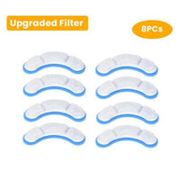 HKM-4981821 High-Density Activated Carbon Water Filter for Pet Drinking Fountains - 6 Pack Replacement Filter Elements