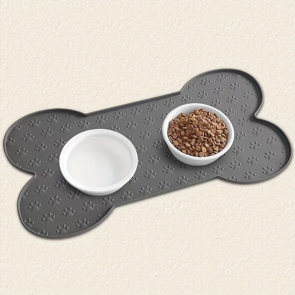 HKM-4981949 Silicone Pet Feeding Mat for Cats - Anti-Spill and Easy to Clean, Available in Multiple Colors
