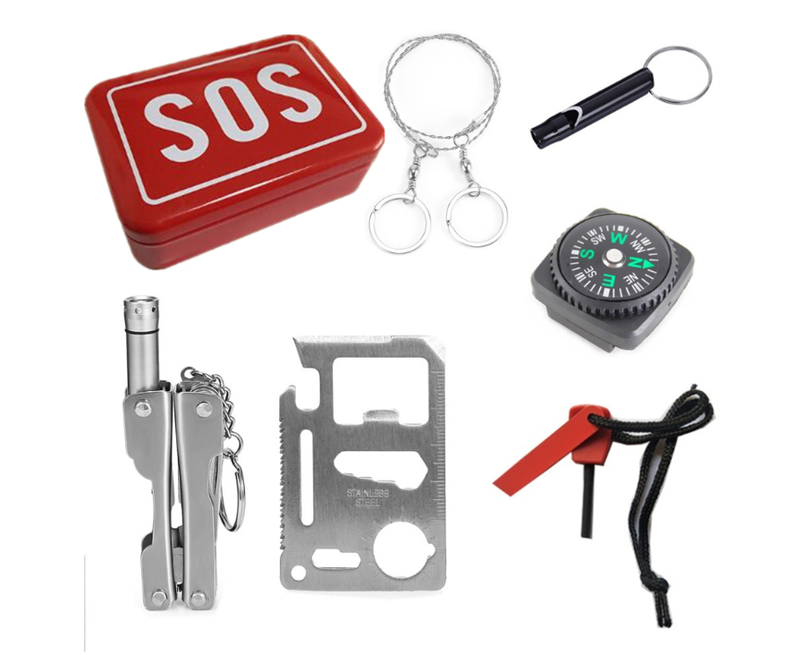 HKM-498259 Compact Multi-Purpose Emergency Tool Kit for Outdoor Adventures