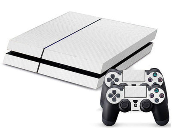 HKM-498387 PS4 Carbon Fiber Skin Sticker with Removable Adhesive and Ventilation Grooves