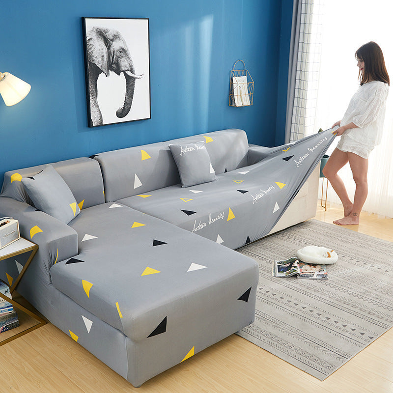 HKM-498451 Universal Stretch Sofa Cover for Single to Quadruple Seat - Measurement Guide Included