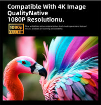 HKM-498579 1080P 4K HD LCD LED Multimedia Projector for Home Cinema Experience