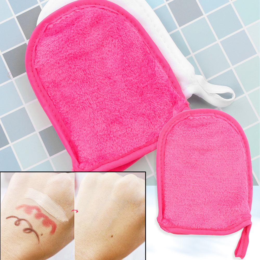 HKM-498643 Microfiber Makeup Cleansing Gloves with Exfoliation and Soft Texture