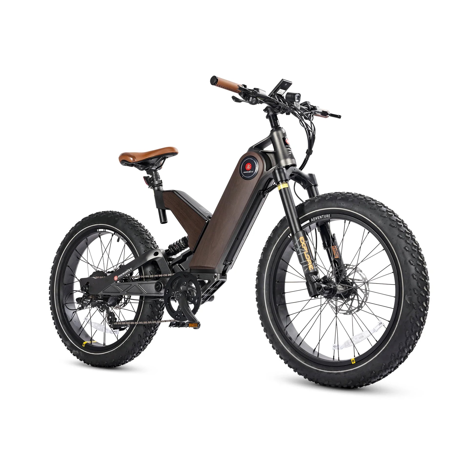 HKM-498771 750W Torque Sensor Electric Fat Tire Bike with 7-Speed Gear and 80-Mile Range