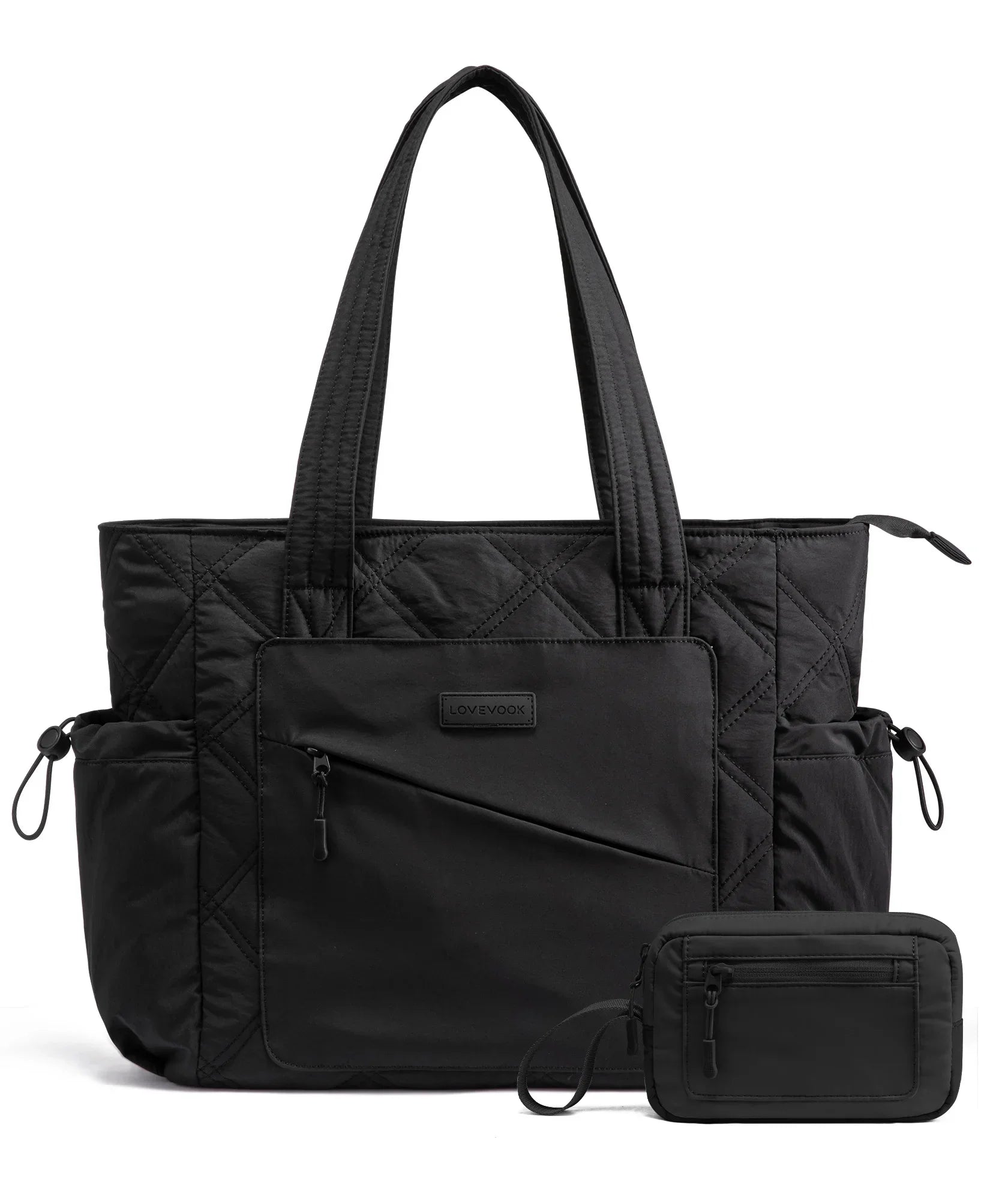 HKM-498771 Stylish 15.6 in Laptop Tote Bag for Work and Travel - Organized Folding Design