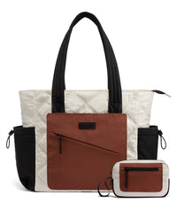 HKM-498771 Stylish 15.6 in Laptop Tote Bag for Work and Travel - Organized Folding Design
