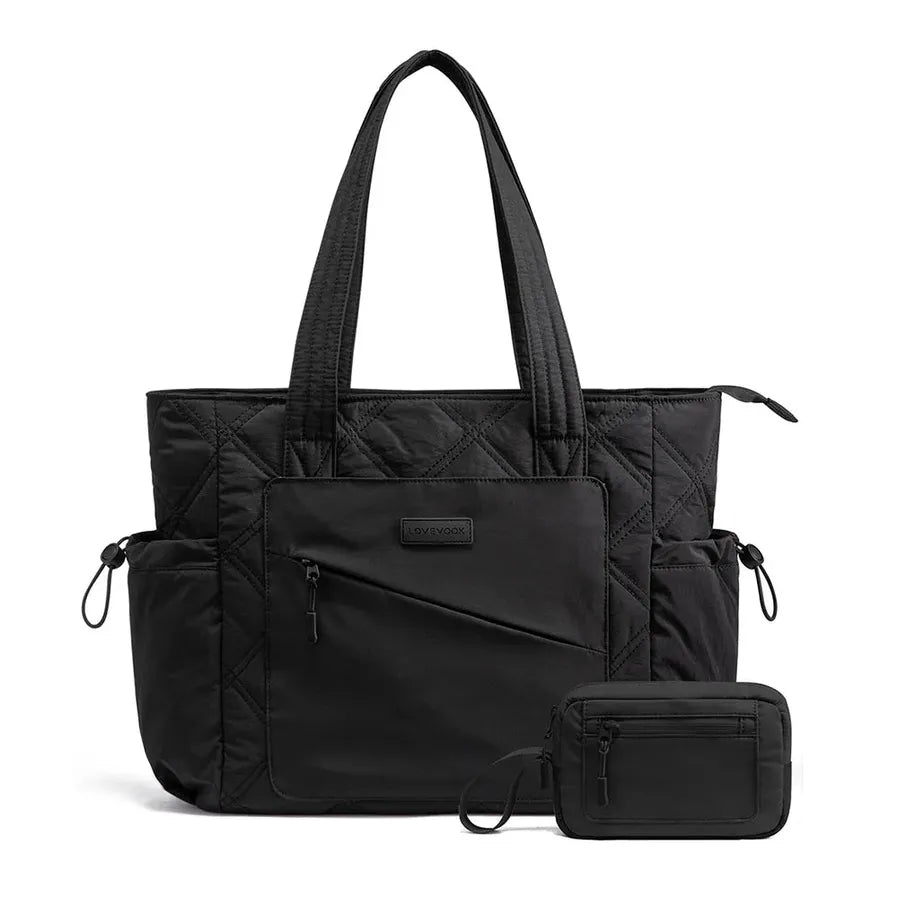 HKM-498771 Stylish 15.6 in Laptop Tote Bag for Work and Travel - Organized Folding Design