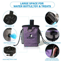 HKM-4987965 Adjustable Portable Pet Training Snack Bag with Multi-Pocket Design and Durable Waterproof Fabric