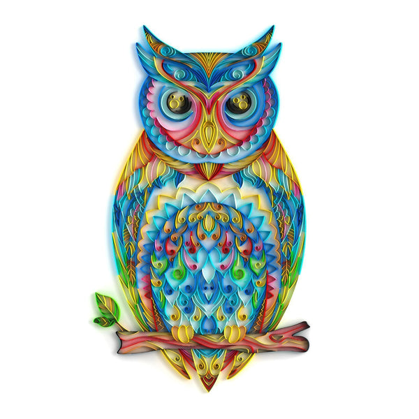 HKM-498899 Handmade Quilted Paper Craft Kit for Creative Hanging Ornaments