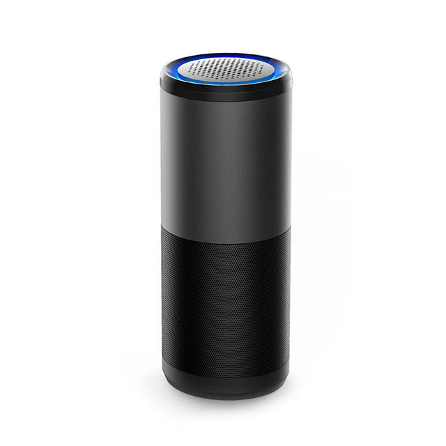 HKM-498899 Portable Mini Car Air Purifier with Smart Air Quality Sensor and 3-Speed Adjustment