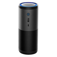 HKM-498899 Portable Mini Car Air Purifier with Smart Air Quality Sensor and 3-Speed Adjustment