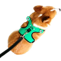 HKM-4990781 Small Dog Vest Harness with Traction Rope for Comfortable Walking, Polyester Material, Various Sizes Available