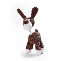 HKM-4991165 Interactive Plush Dog Toy with Squeaker and Teeth Cleaning Features for Small and Large Dogs