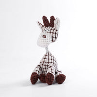 HKM-4991165 Interactive Plush Dog Toy with Squeaker and Teeth Cleaning Features for Small and Large Dogs