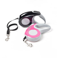 HKM-4991293 Telescopic Automatic Pet Leash - 3m Retractable Traction Rope for Dogs - Durable Nylon and Plastic Construction