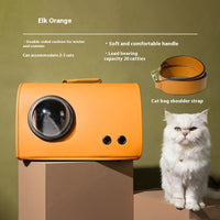 HKM-4991549 Portable Pet Handbag for Dogs and Cats - Elk Orange, Elf Green, and Monet Gray Options