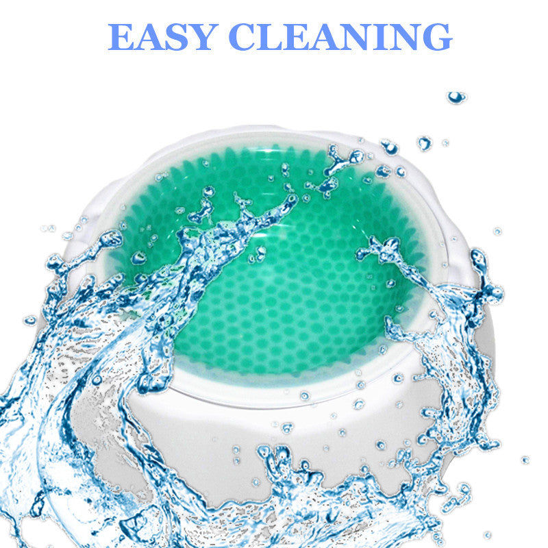 HKM-4991677 Condensed Pearl Ice Dog and Cat Bowl - BPA-Free PP Material in Blue and Green