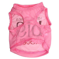 HKM-4992061 Ultra-Thin Breathable Polyester Pet Vest in Pink and Blue - Size XS, S, M, L