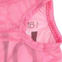 HKM-4992061 Ultra-Thin Breathable Polyester Pet Vest in Pink and Blue - Size XS, S, M, L
