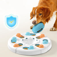 HKM-4992317 Interactive Dog Puzzle Toy for Sniffing and Chewing, ABS Material, 338x338x63mm