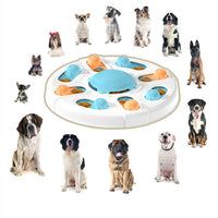 HKM-4992317 Interactive Dog Puzzle Toy for Sniffing and Chewing, ABS Material, 338x338x63mm