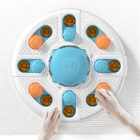 HKM-4992317 Interactive Dog Puzzle Toy for Sniffing and Chewing, ABS Material, 338x338x63mm