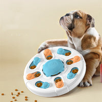 HKM-4992317 Interactive Dog Puzzle Toy for Sniffing and Chewing, ABS Material, 338x338x63mm