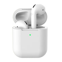 HKM-499283 Wireless Bluetooth Earphone Protector for AirPods 2 - Silicone Clamshell Case in Solid Color