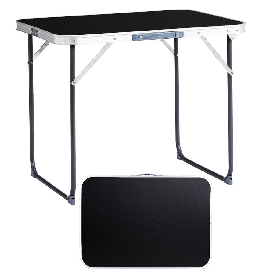 HKM-499411 2.3ft Lightweight Outdoor Folding Table with Aluminum Alloy Top, 50kg Capacity