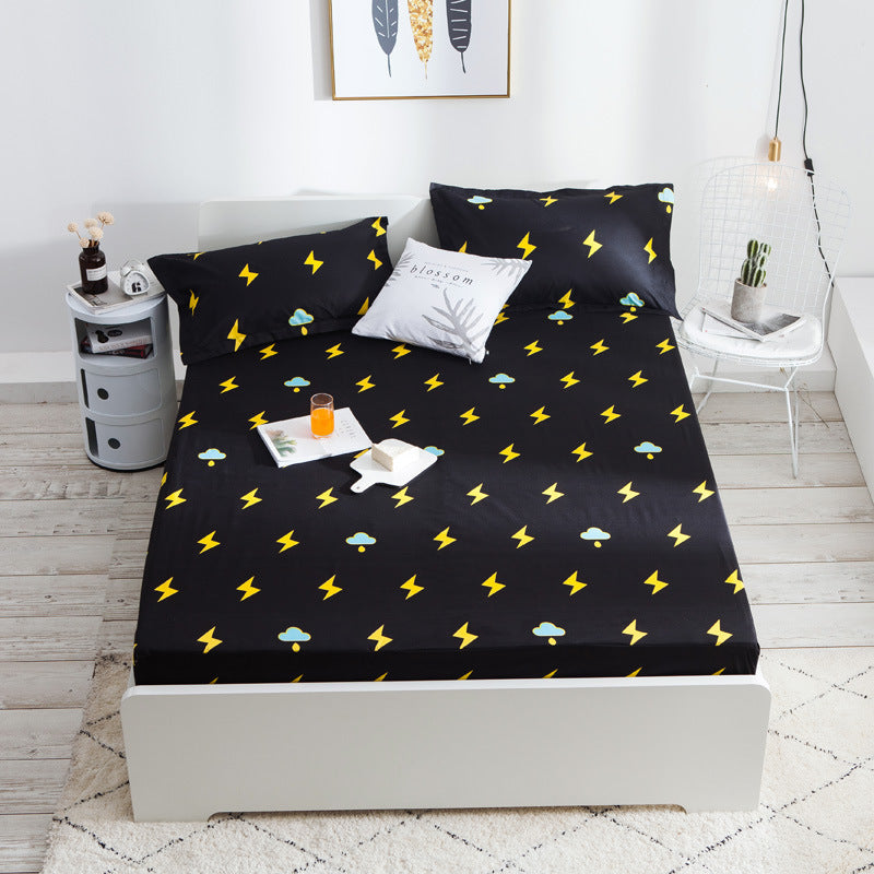 HKM-499539 Nordic Mattress Protection Cover - Quilted Polyester Fiber Fabric