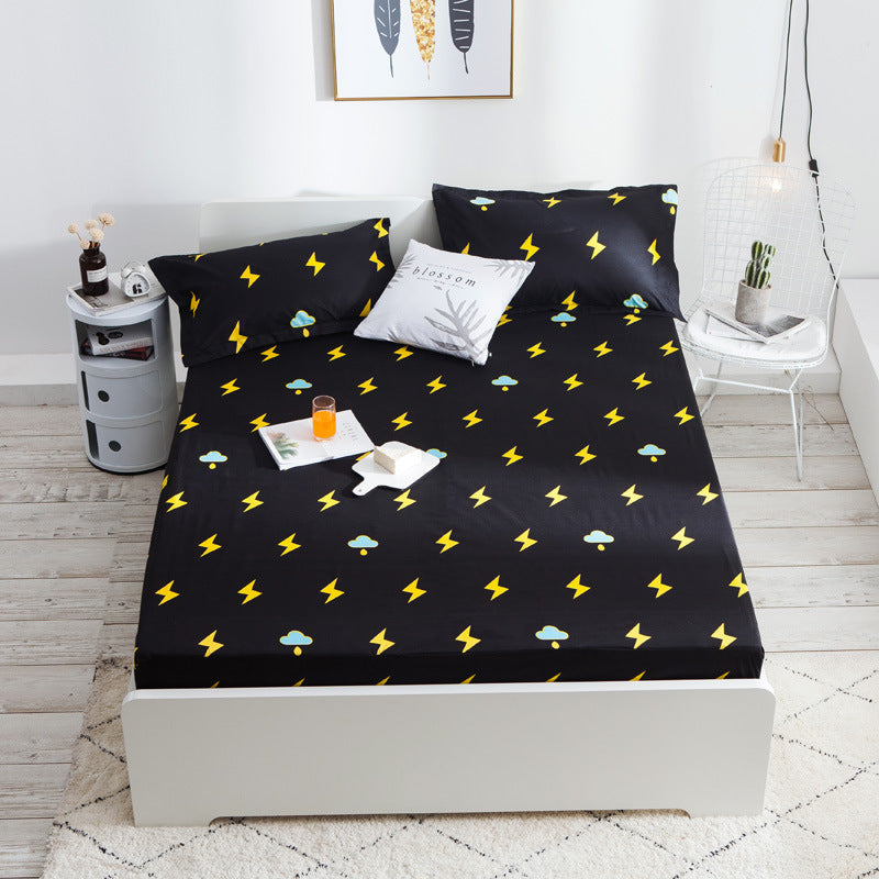 HKM-499539 Nordic Mattress Protection Cover - Quilted Polyester Fiber Fabric