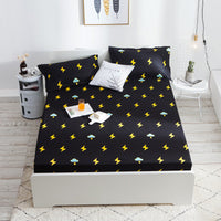 HKM-499539 Nordic Mattress Protection Cover - Quilted Polyester Fiber Fabric