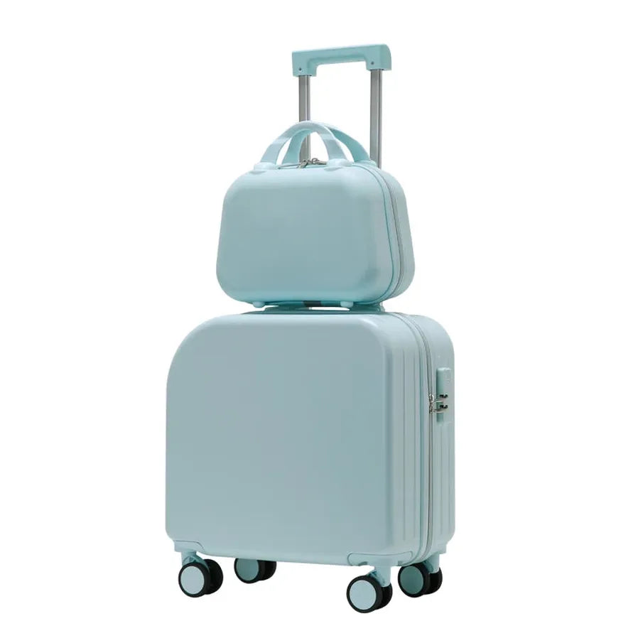 HKM-499603 Kids Mini Travel Trolley Suitcase with Latest Phone Holder