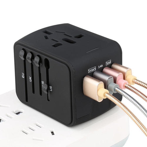 HKM-499603 Travel Multifunctional USB Charging Dock with 4 Ports and QC18W Power Output