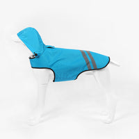 HKM-4997821 Windproof Hooded Jacket for Dogs - Casual Pet Outerwear in Various Colors and Sizes