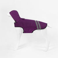 HKM-4997821 Windproof Hooded Jacket for Dogs - Casual Pet Outerwear in Various Colors and Sizes